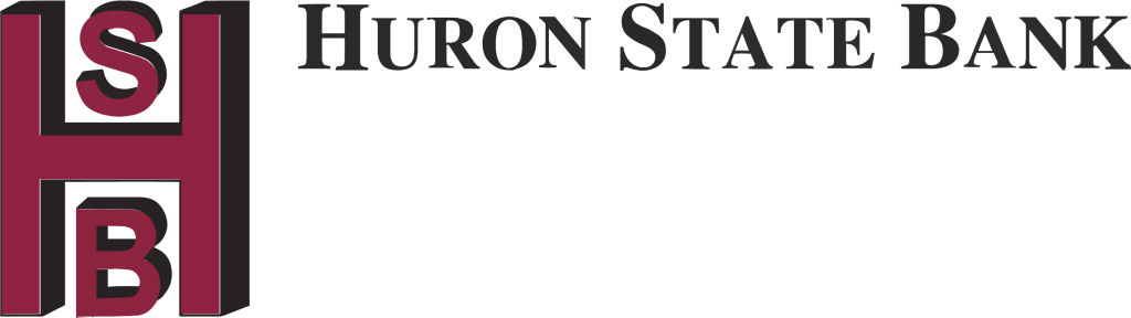 Huron state bank logo.